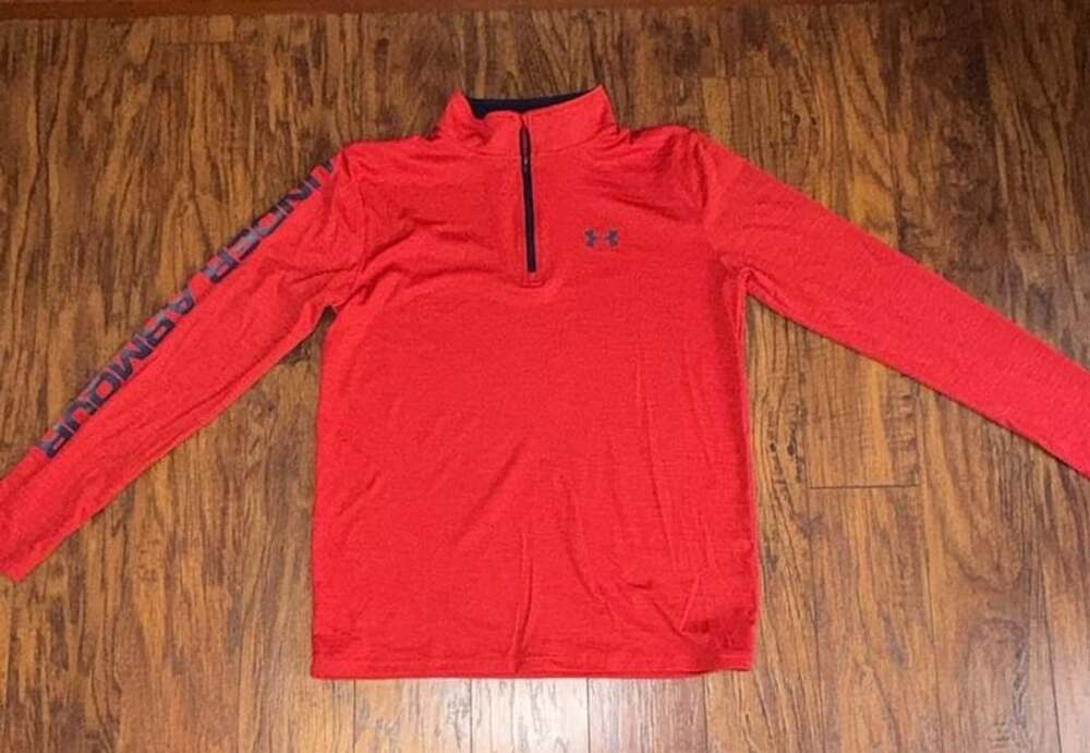 Under Armour HeatGear 1/4-Zip Pullover Youth XL Red - Youth